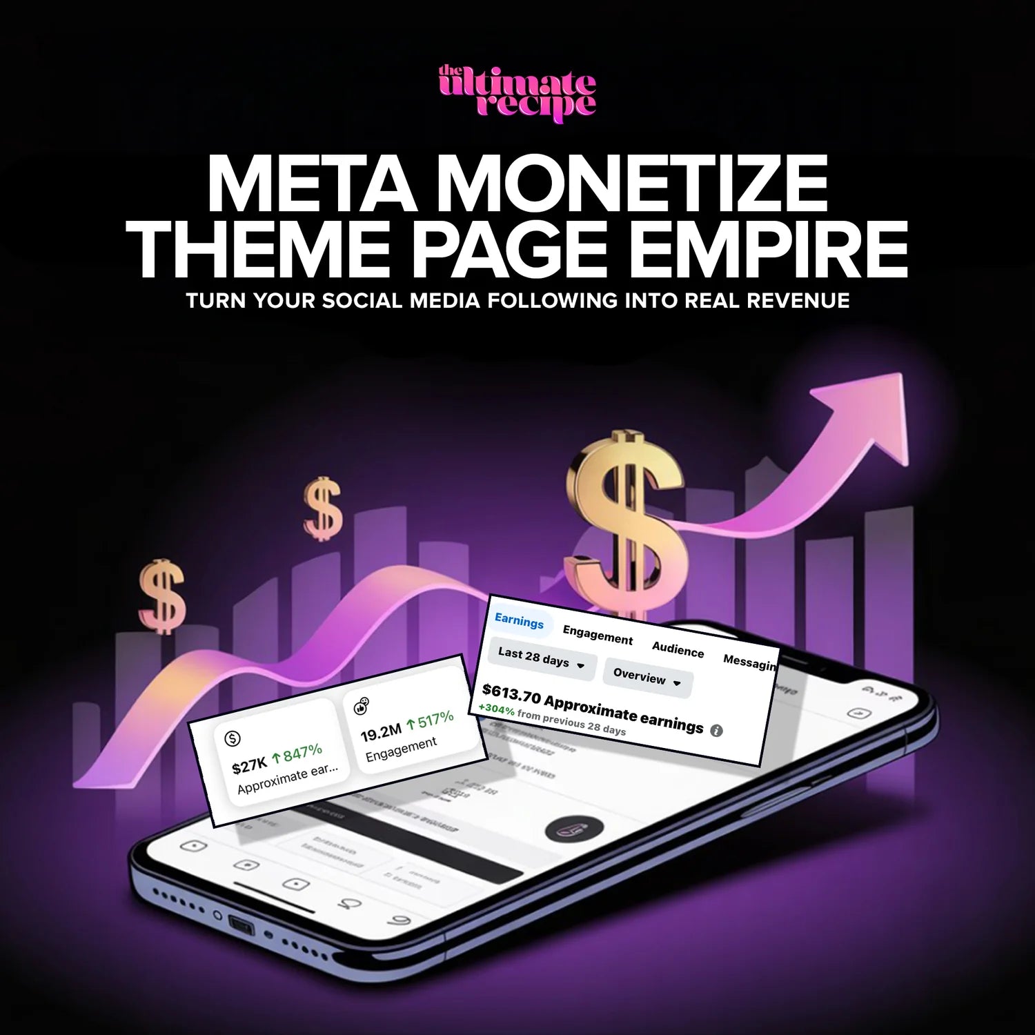 <strong>Included:</strong> Meta Monetize Theme Page Ebook <strong>(FREE)</strong>